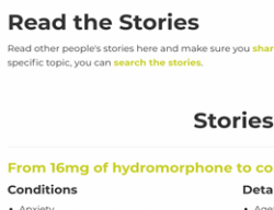 Thumbnail  Screenshot of MTM's Read Stories page