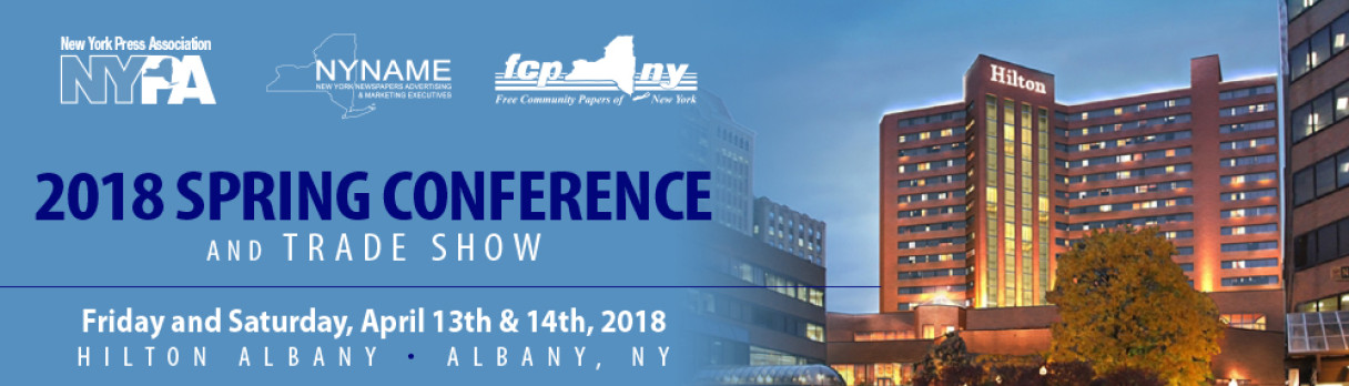 Screenshot of NYPA conference announcement showing name, dates, and location